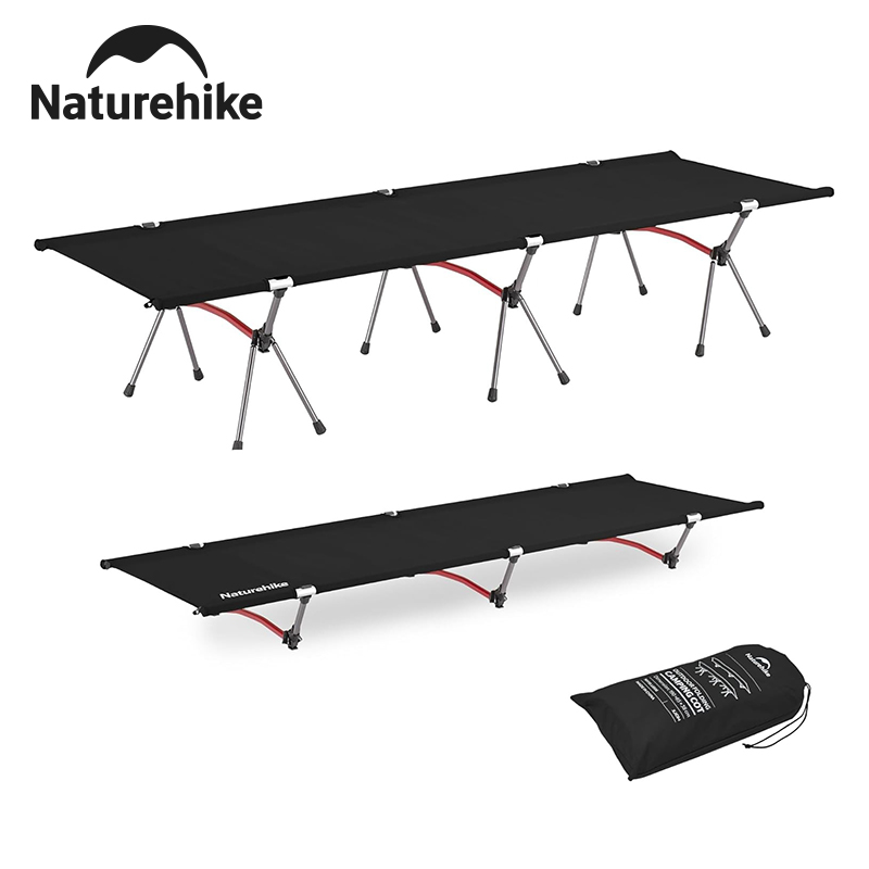 Bed Outdoor Camping - เตียงพับแคมป์ปิ้ง Naturehike ปรับความสูงได้ น้ำหนักเบา พกพาสะดวก สำหรับเดินทาง