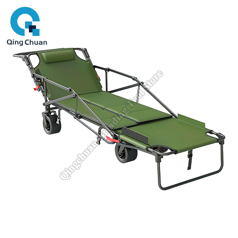 Outdoor Camping Trolley - รถเข็นแคมป์ปิ้งอเนกประสงค์ ขนาดใหญ่ สำหรับใช้งานกลางแจ้ง ชายหาด สวน สามารถนั่งและนอนได้
