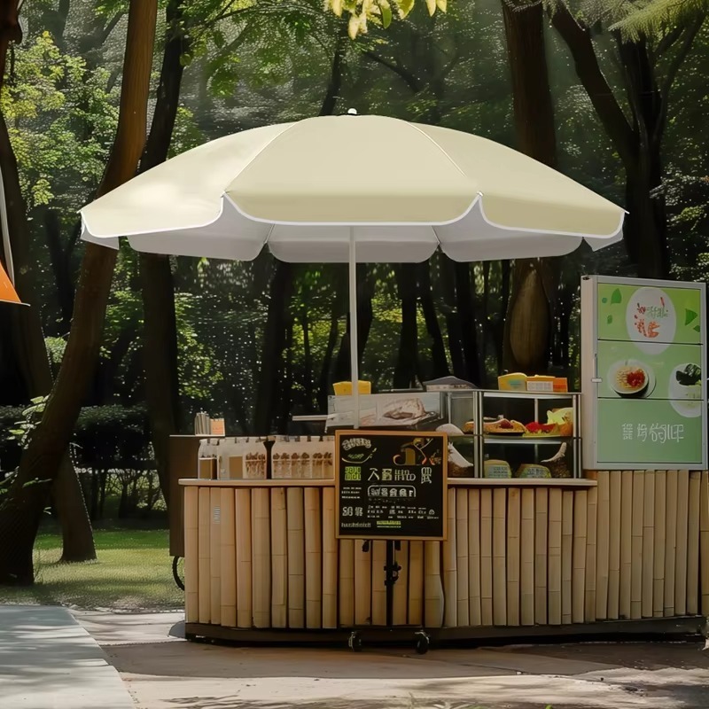 Outdoor Camping Exhibition - ร่มกันแดดแบบพับได้ 8 ขา ป้องกันรังสียูวี กันน้ำ สำหรับบูธแสดงสินค้า