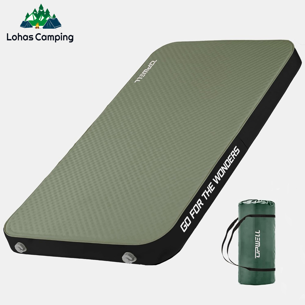 Outdoor Camping Rugs - ที่นอนลมสำหรับตั้งแคมป์แบบพองลมเองได้ Lohascamping หนา 10 ซม. พับเก็บได้