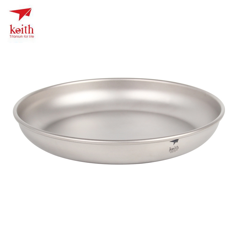 Outdoor Camping Dining Set - Keith Titanium แผ่น Camping จานไทเทเนียม 150