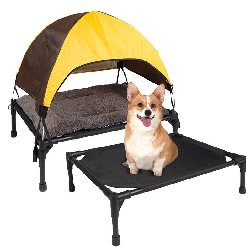 กลางแจ้งสูงเตียงสุนัขพับยกเปลส - Outdoor Camping Dog Bed บทวิจารณ์และราคา