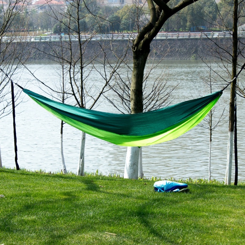 เปลญวนผ้าโพลีเอสเตอร์แบบพกพา น - Bed Outdoor Camping บทวิจารณ์และราคา