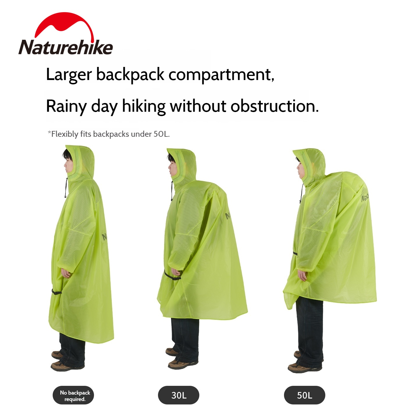 เสื้อกันฝน Naturehike น้ำหนักเ - Camping Rain Poncho บทวิจารณ์และราคา