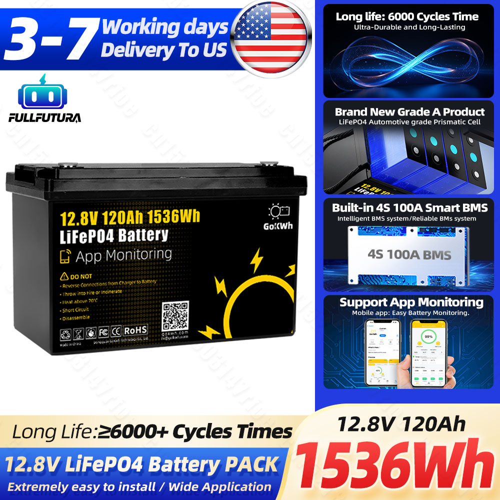 แบตเตอรี่ LiFePO4 12V 120Ah ใช - Outdoor Camping Usa บทวิจารณ์และราคา