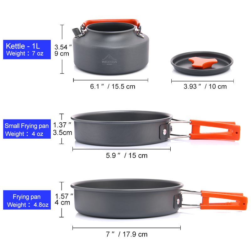 Widea เครื่องใช้บนโต๊ะอาหารสำห - Outdoor Camping Dining Set บทวิจารณ์และราคา