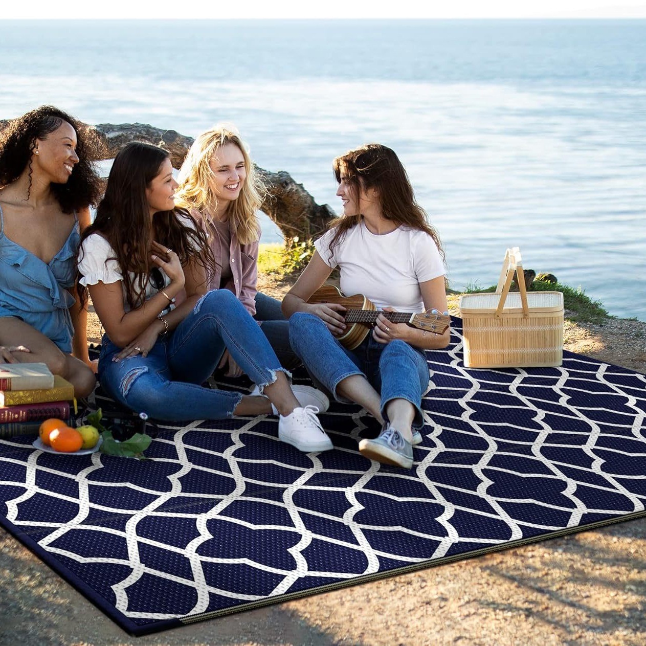 พรมปูพื้นกลางแจ้งสำหรับคาราวาน - Outdoor Camping Rugs บทวิจารณ์และราคา
