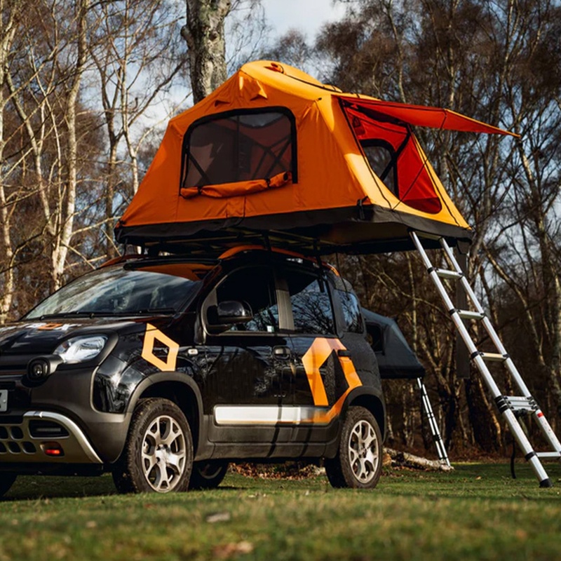 เต็นท์บนหลังคาแบบแข็งคุณภาพสูง - Outdoor Camping Van Tent บทวิจารณ์และราคา
