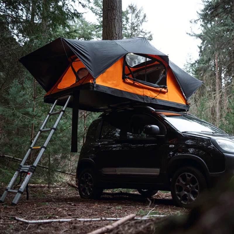 เต็นท์บนหลังคาแบบแข็งคุณภาพสูง - Outdoor Camping Van Tent บทวิจารณ์และราคา