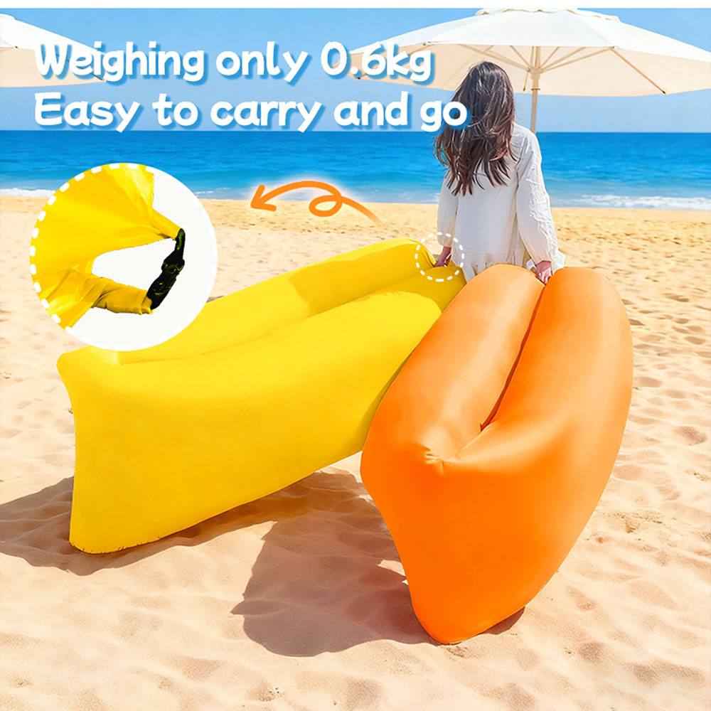 โซฟาเป่าลมแบบพกพา หลากสี สำหรั - Bed Outdoor Camping บทวิจารณ์และราคา